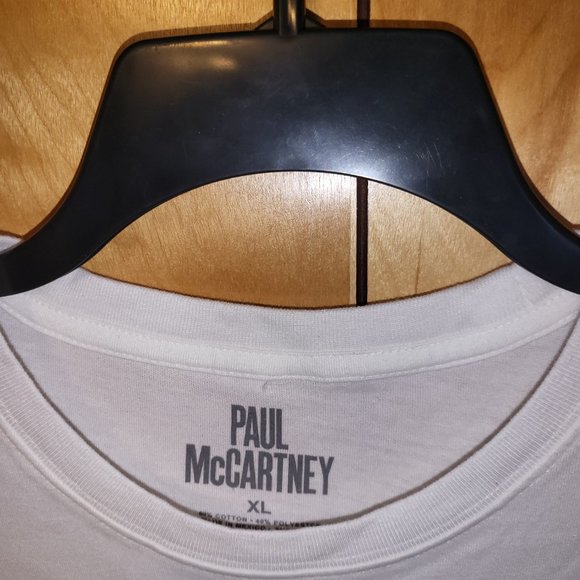 Paul McCartney Official Linstrom Graphic T-Shirt XL White Unisex Brand New D1 - Picture 4 of 6